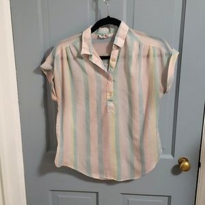 Vintage button t-shirt